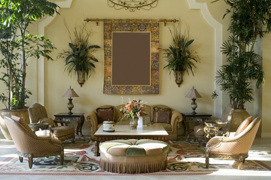 Комнатные цветы в интерер