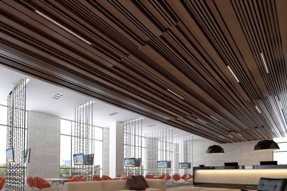 Hunter Douglas реечный потолок