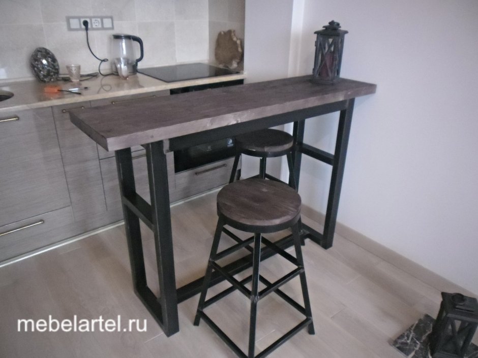 Барная стойка из профиля