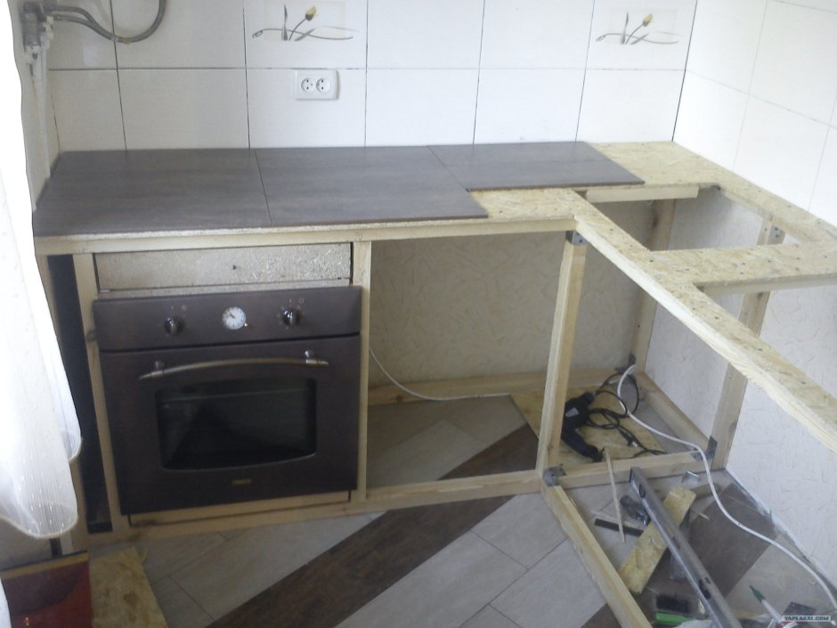 Каркас для столешницы на кухне