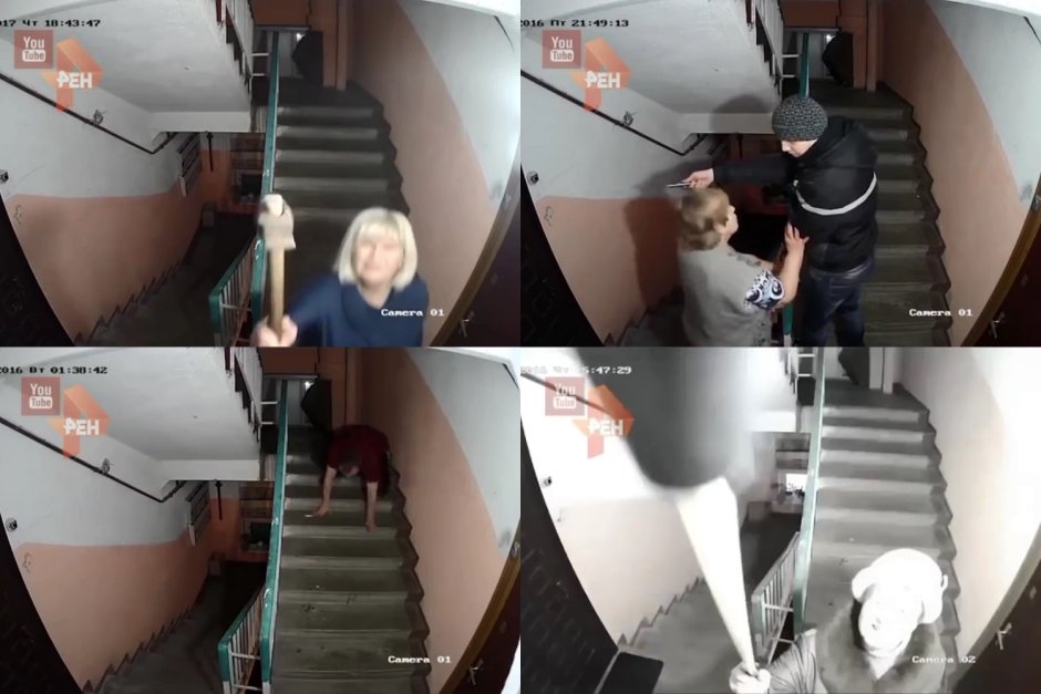 Скрытой камерой в комнате