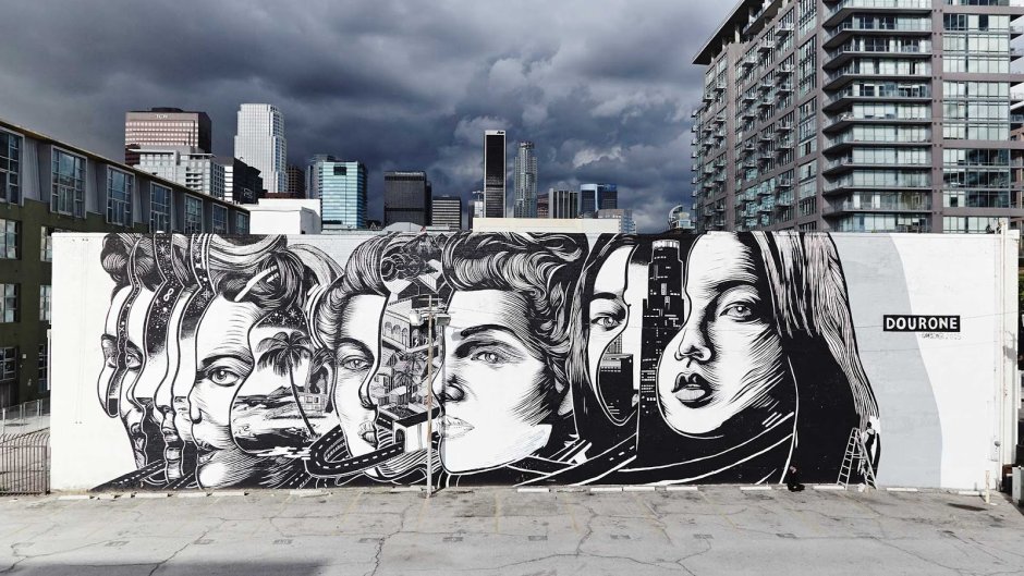 Стрит арт Dourone