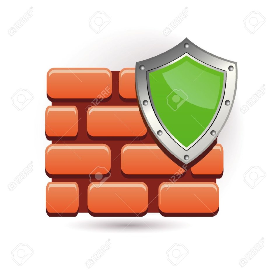 Firewall кирпичная стена иконка