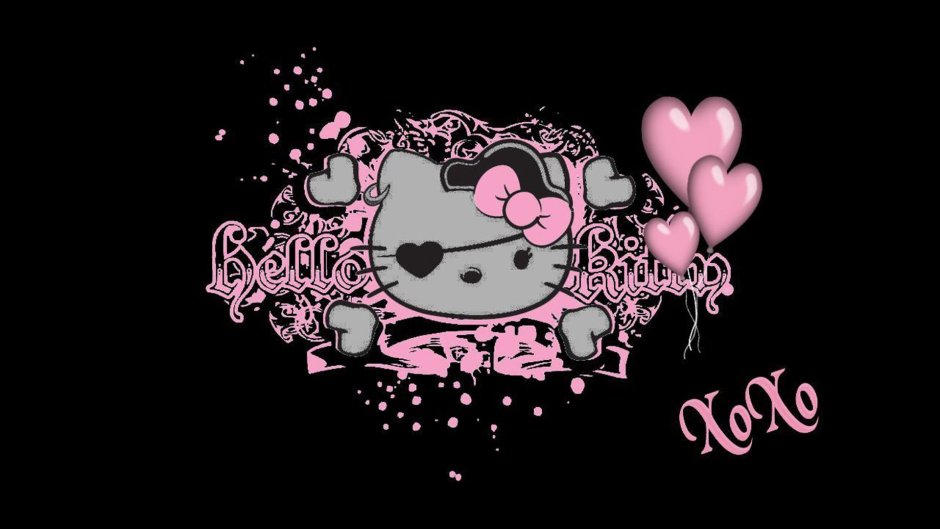 Kuromi hello Kitty обои