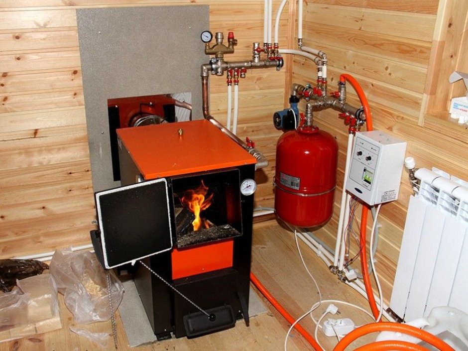 Газовый котел для отопления частного дома 100м2