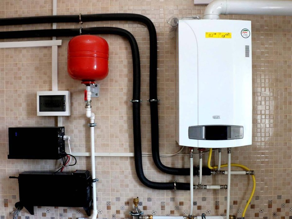 Газовый котел для отопления частного дома 100м2