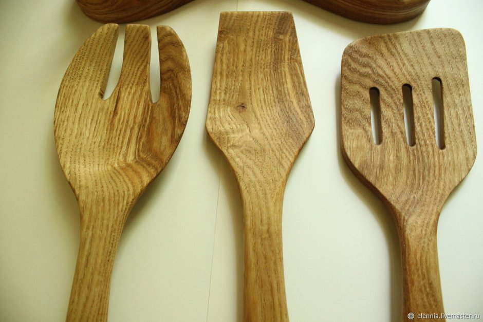 Лопатки для кухни из дерева