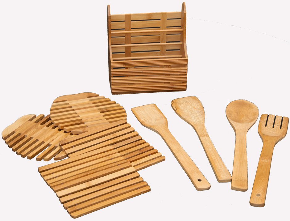 Деревянный кухонный набор