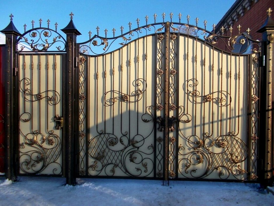 Кованые ворота v-055 (1 кв.м.)