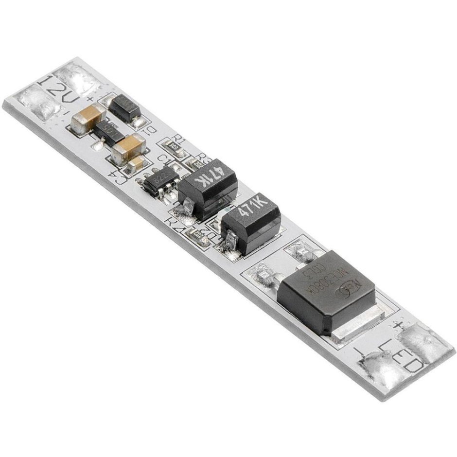 Микровыключатель для профилей Glax 12v, Max 60w, Max 5a, ip20