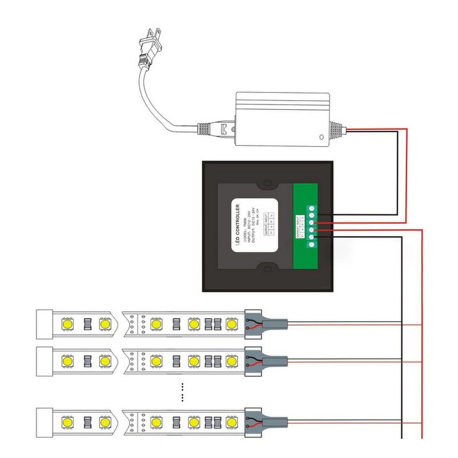 DC 12v-24v сенсорный выключатель