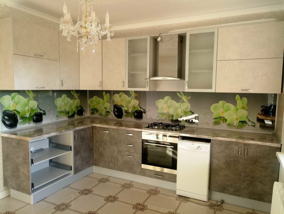 Красивые кухни из пластика