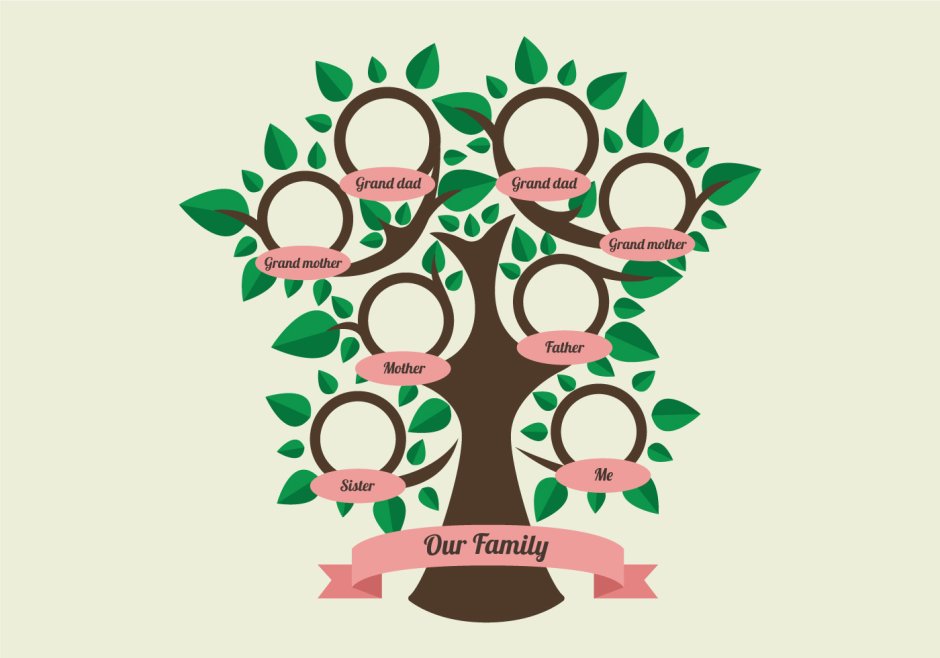 Генеалогическое дерево 8 человек