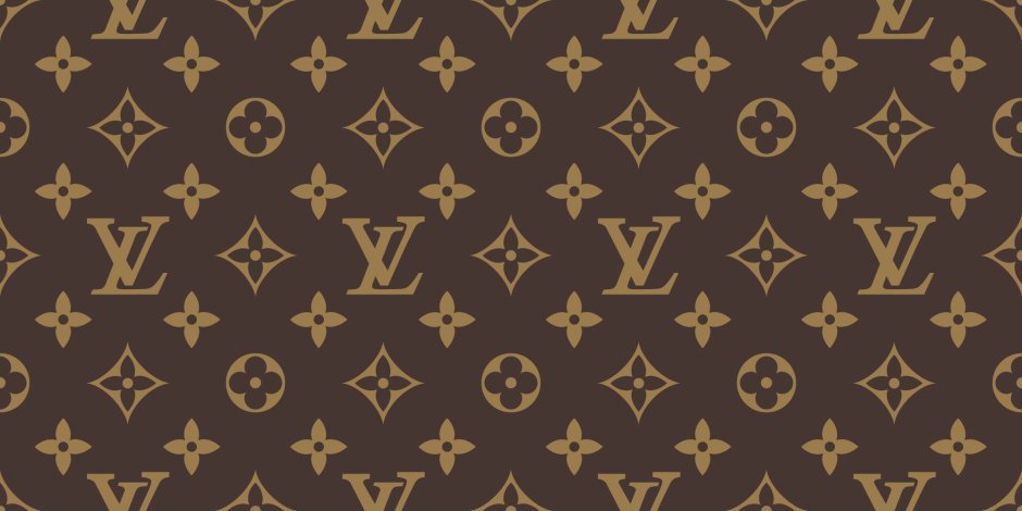 Узор Monogram Louis Vuitton
