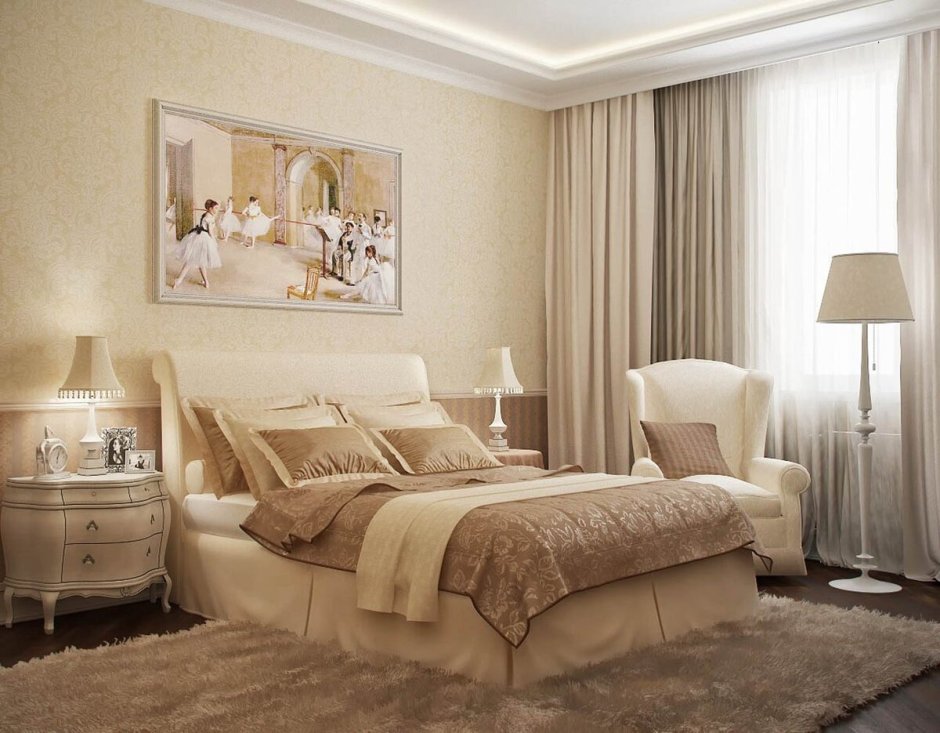 Спальня классика 12кв.м. 12 кв м