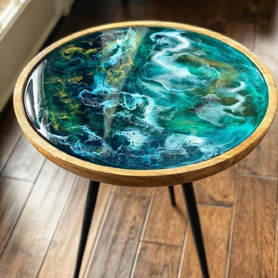 Resin Epoxy Black Countertop