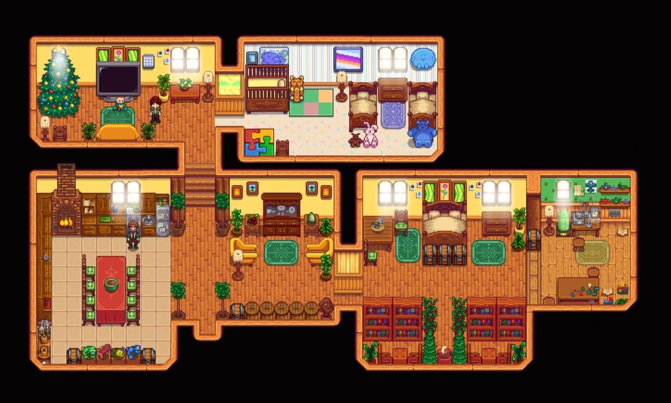 Stardew Valley интерьер дома