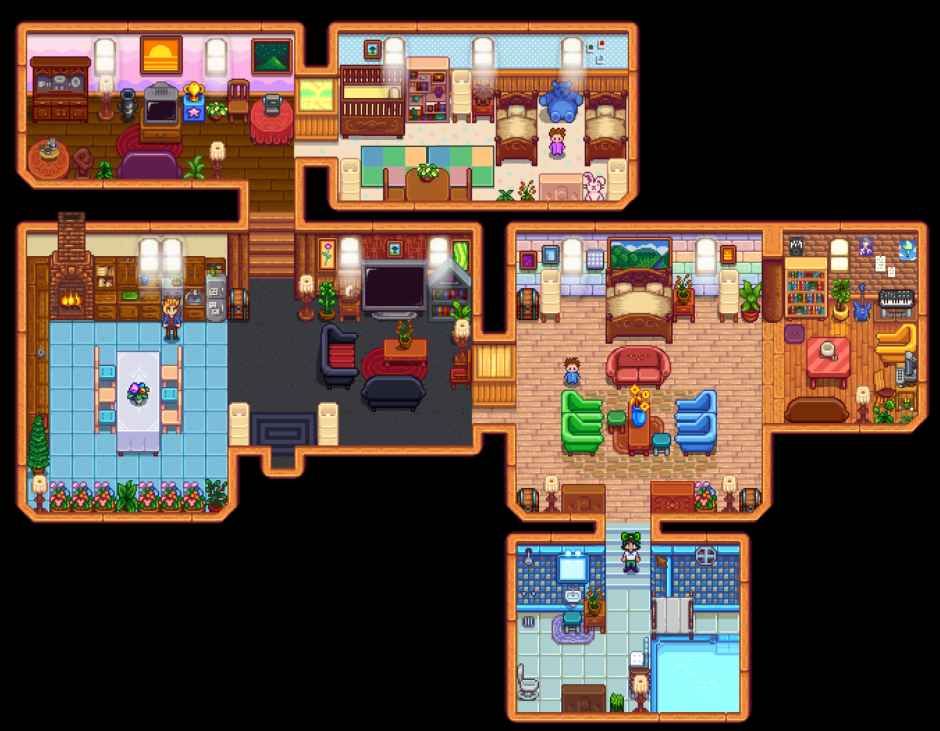 Stardew Valley House Interior Design 1.5