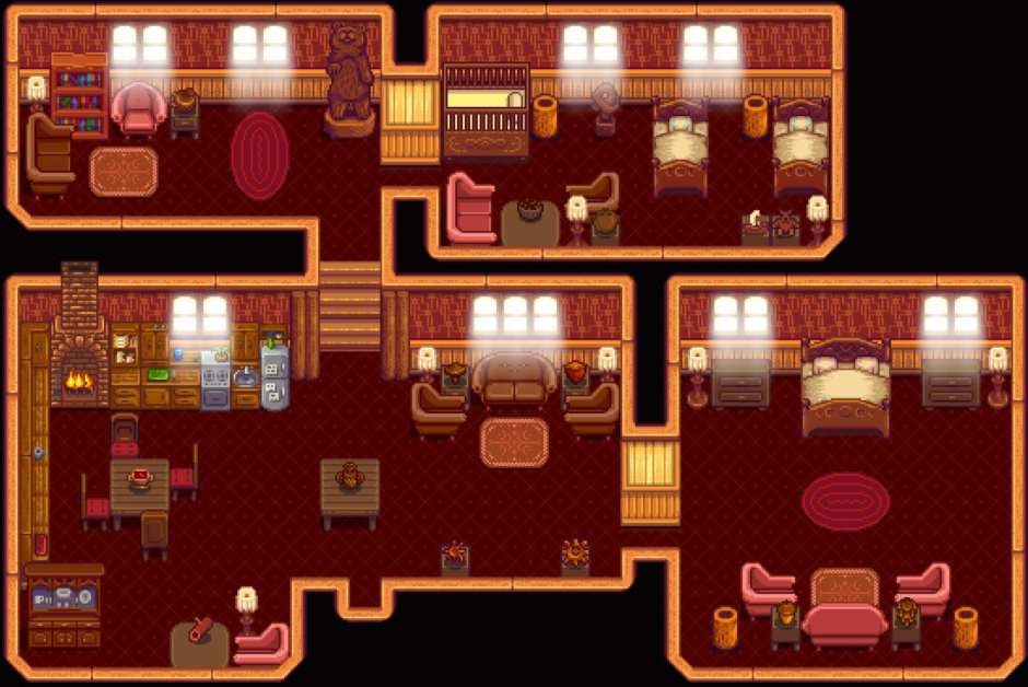 Stardew Valley интерьер
