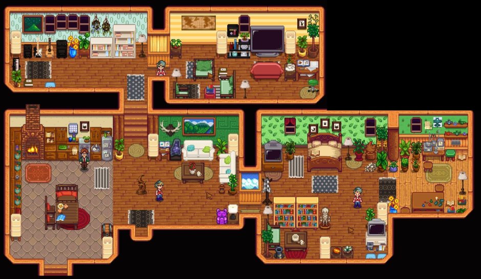 Stardew Valley дом интерьер