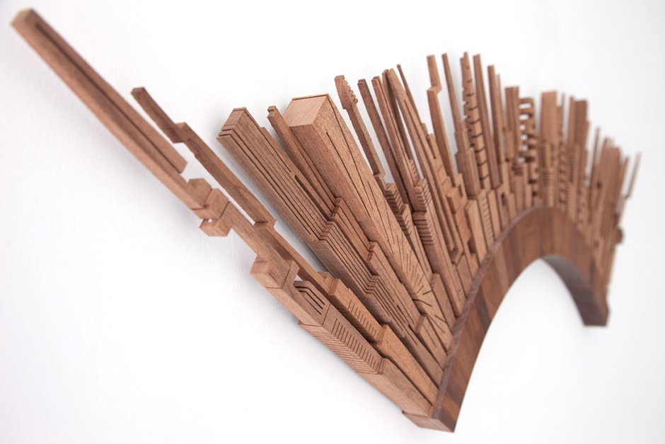 Фасадные ламели Alumwood