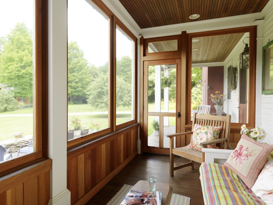 Отделка веранды