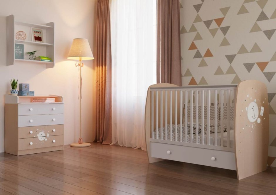 Кроватка Polini Kids French 710 Teddy