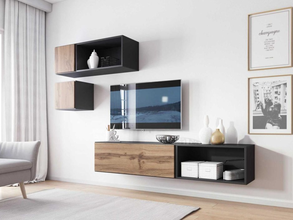 Модульная гостиная Loft дуб Вотан