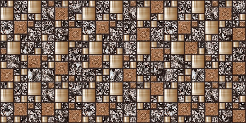 Самоклеящаяся пленка "Colour Decor" 9004, витраж квадраты желто-оранжевый