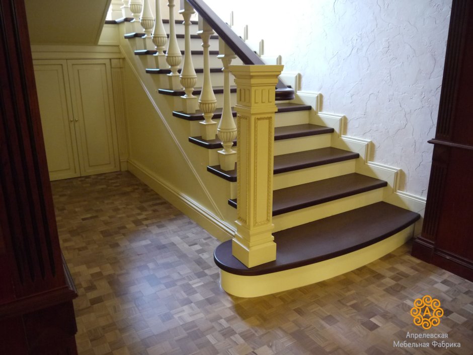 Отделка лестницы из бетона