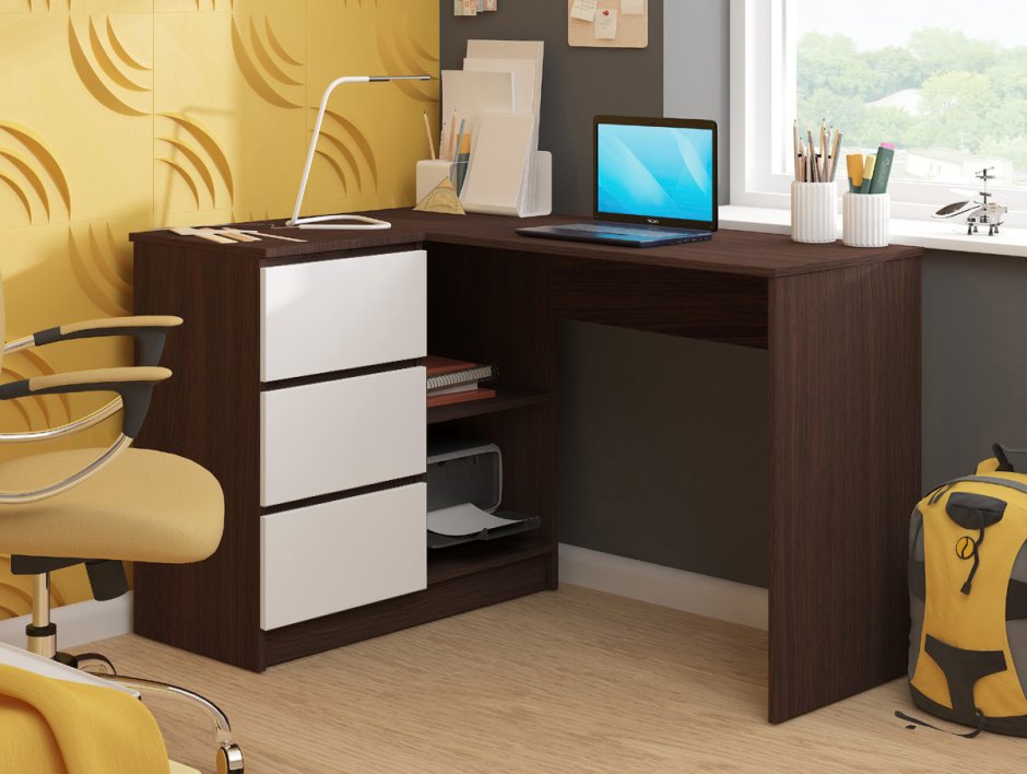 Стол компьютерный Homeoffice (белый, 1200х550х964 мм)
