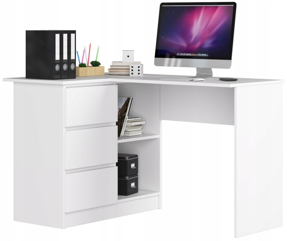 Стол компьютерный Homeoffice (белый, 1200х550х964 мм)