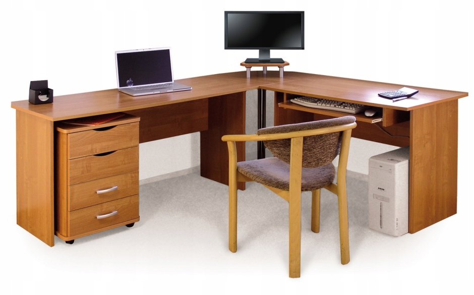 Стол компьютерный Homeoffice (белый, 1200х550х964 мм)
