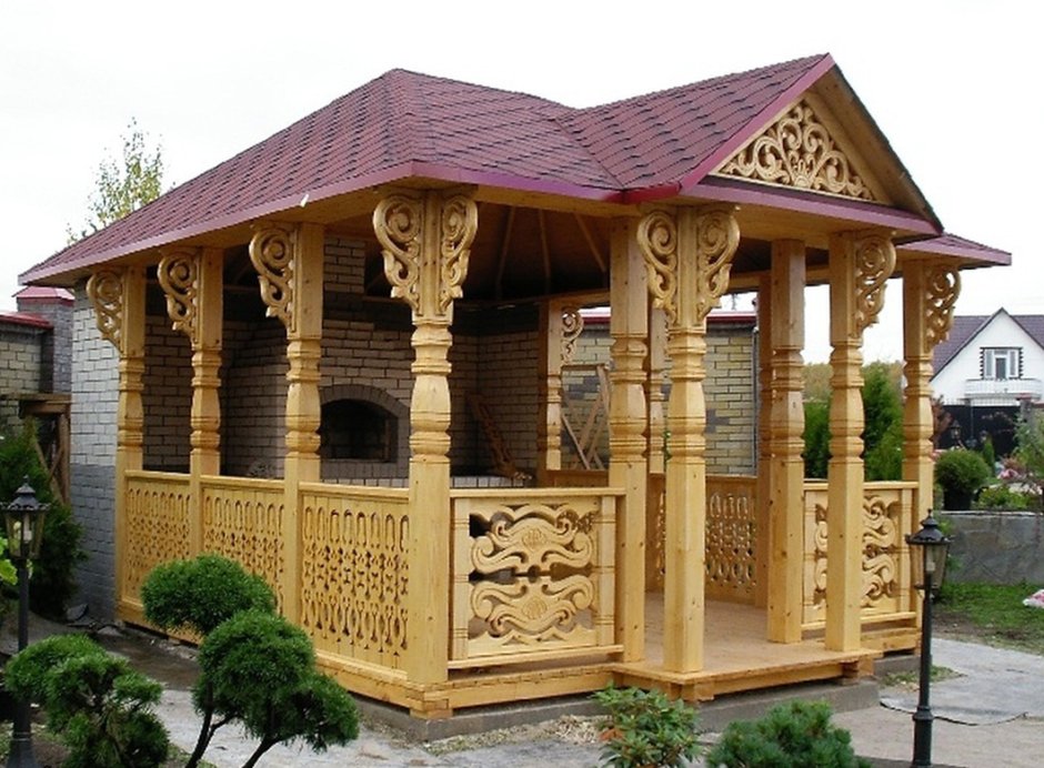 Деревянные беседки