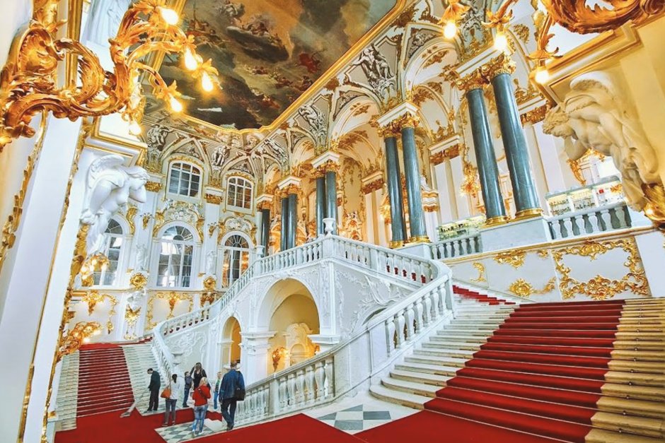 Эрмитаж парадная лестница Эрмитажа
