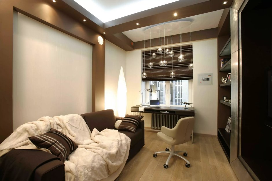 Гостиная с рабочим местом