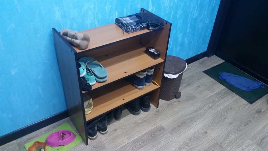 Обувная полка из ДСП