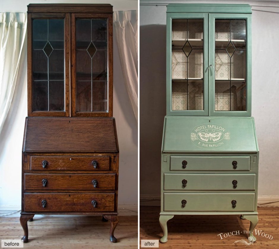 Старая мебель до и после