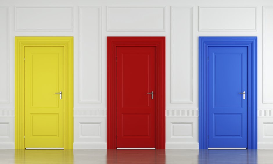Colorful Interior Door