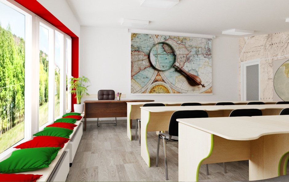 Интерьер школы
