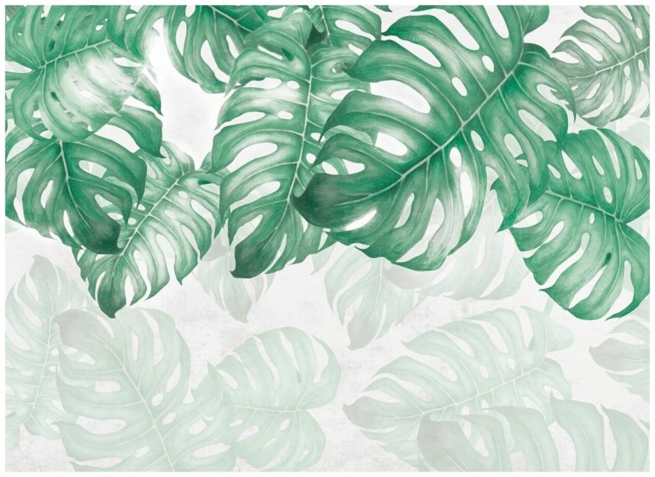 Аффреско банановые листья