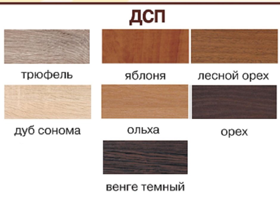 Цвет мебели ольха и вишня