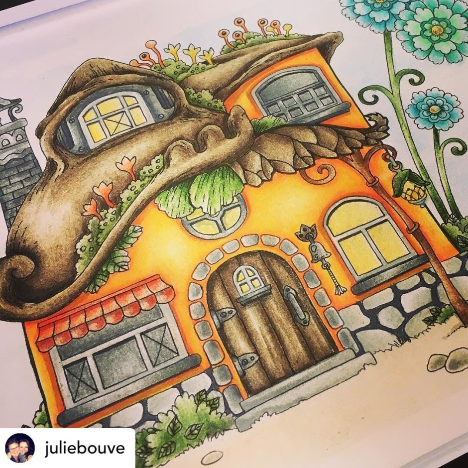 Нарисовать сказочный дом