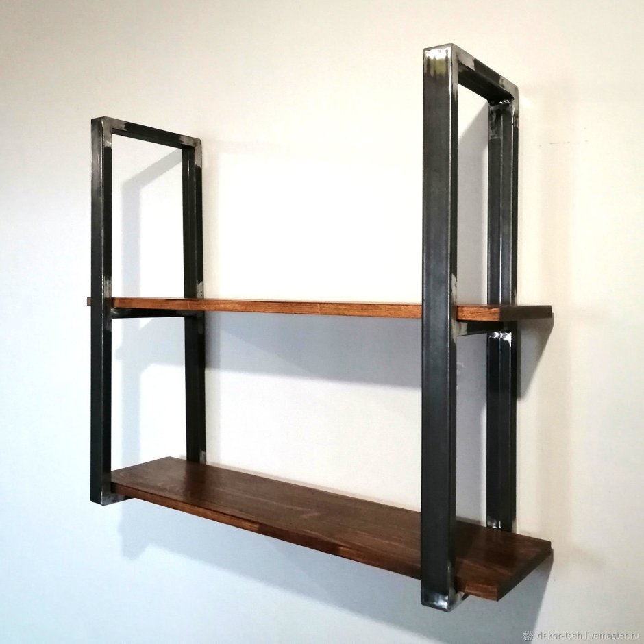 Полки навесные в стиле лофт
