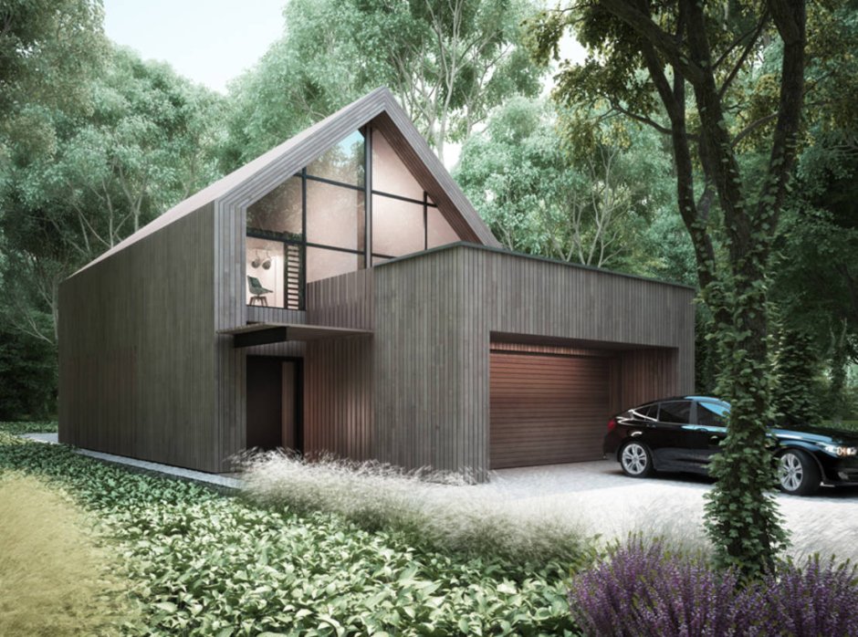 Barn House с гаражом