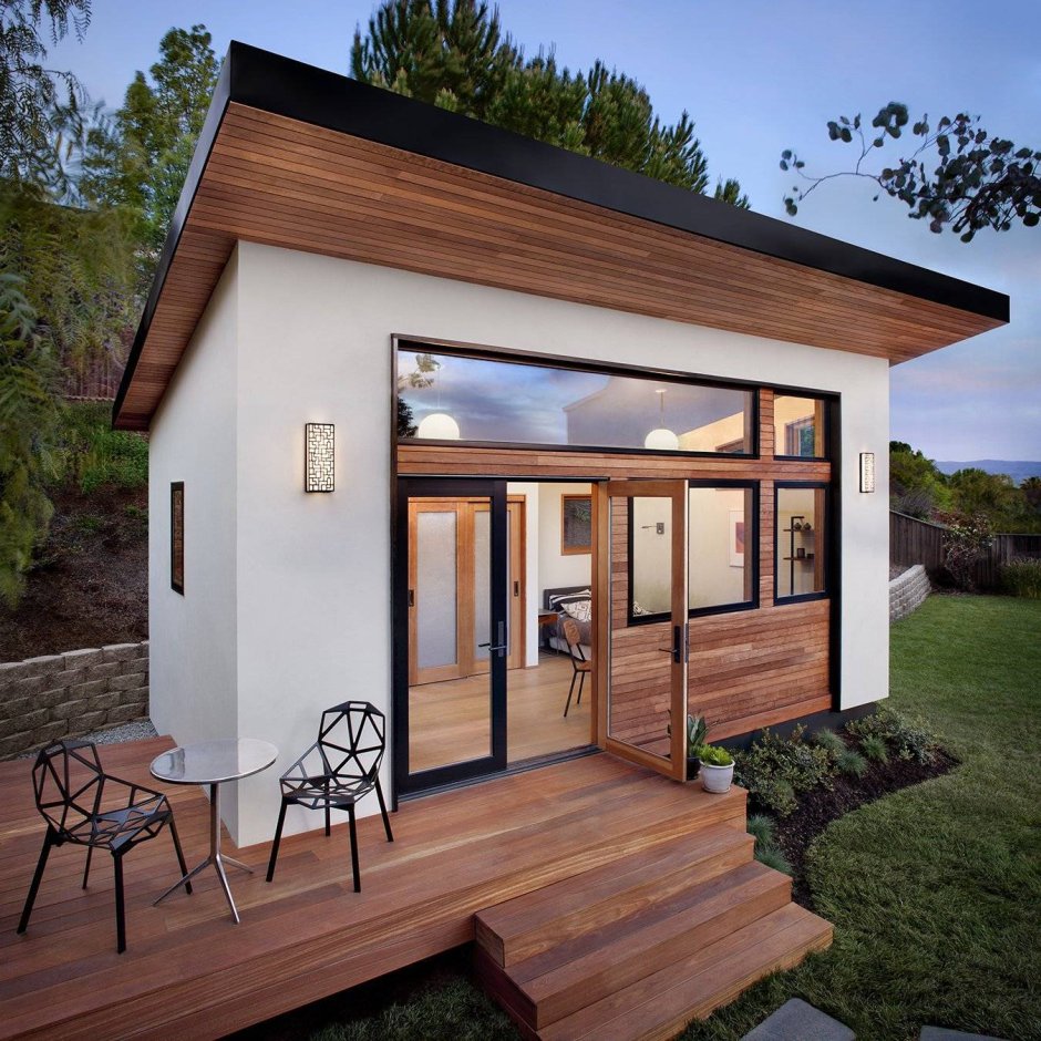 Tiny House с односкатной крышей