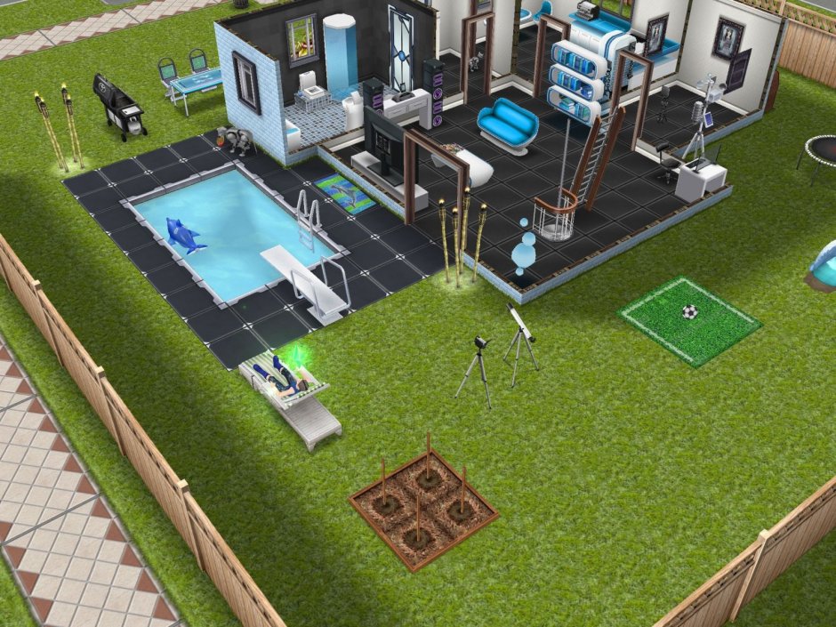 SIMS FREEPLAY лес