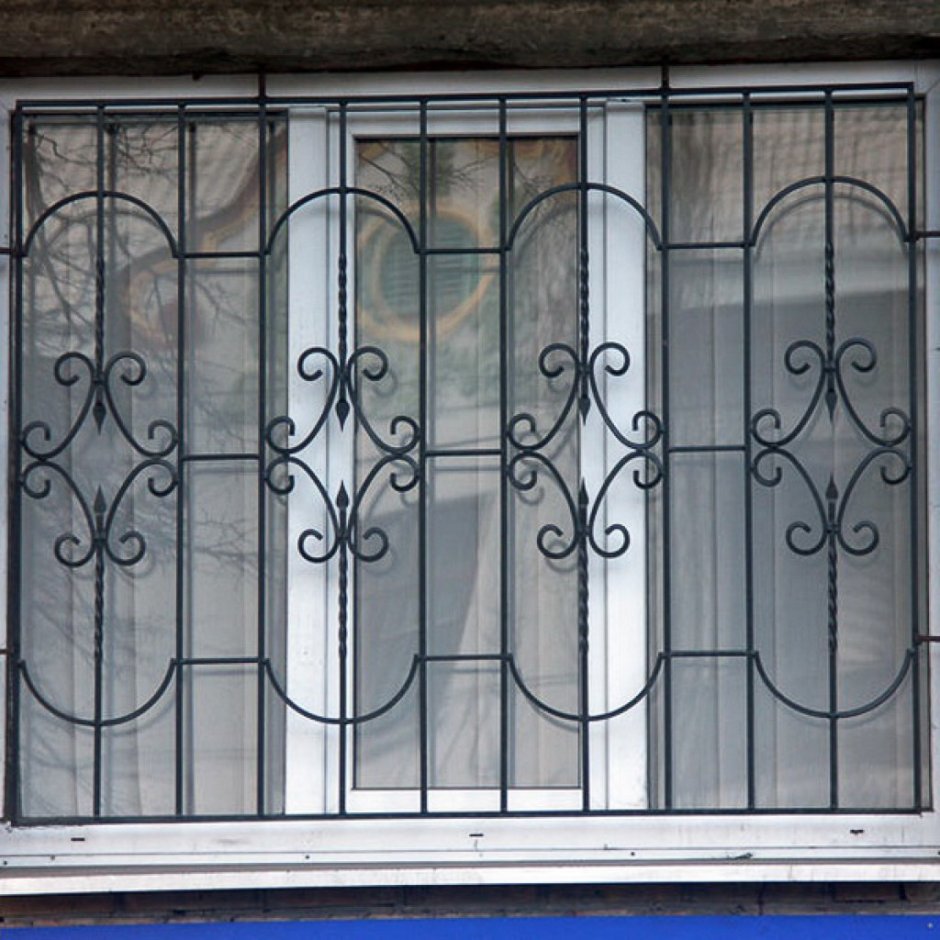 Оконные решетки металлические на 91 серию
