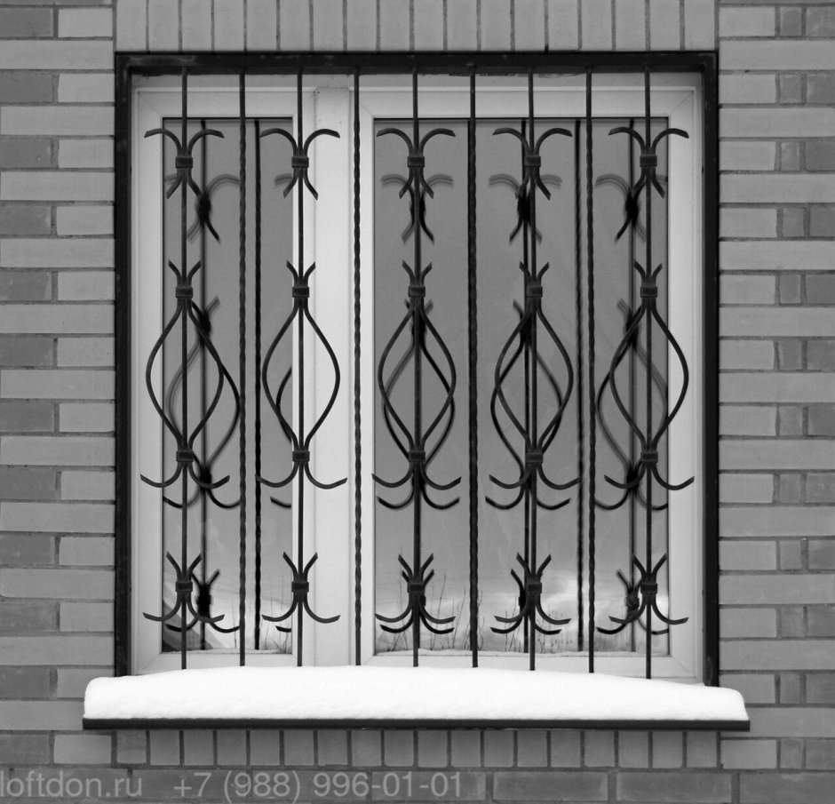 Металлические решетки на окна Дорхан