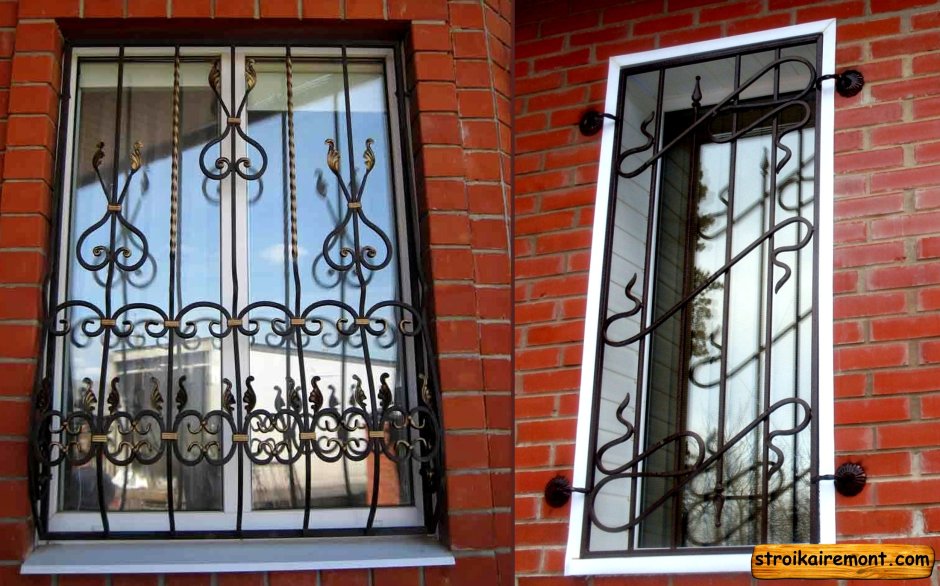 Кованые решетки на окна